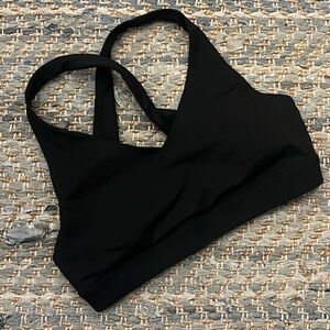 lululemon athletica Black Envital Sports Bra Size 8